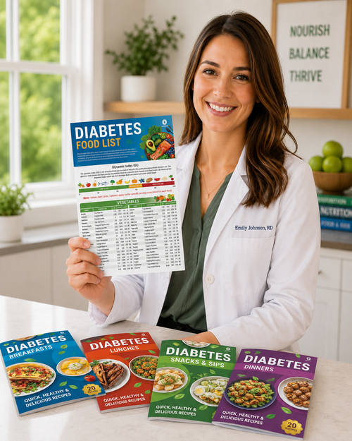 Diabetes Meal Planning Guide | 5-Sheet Set
