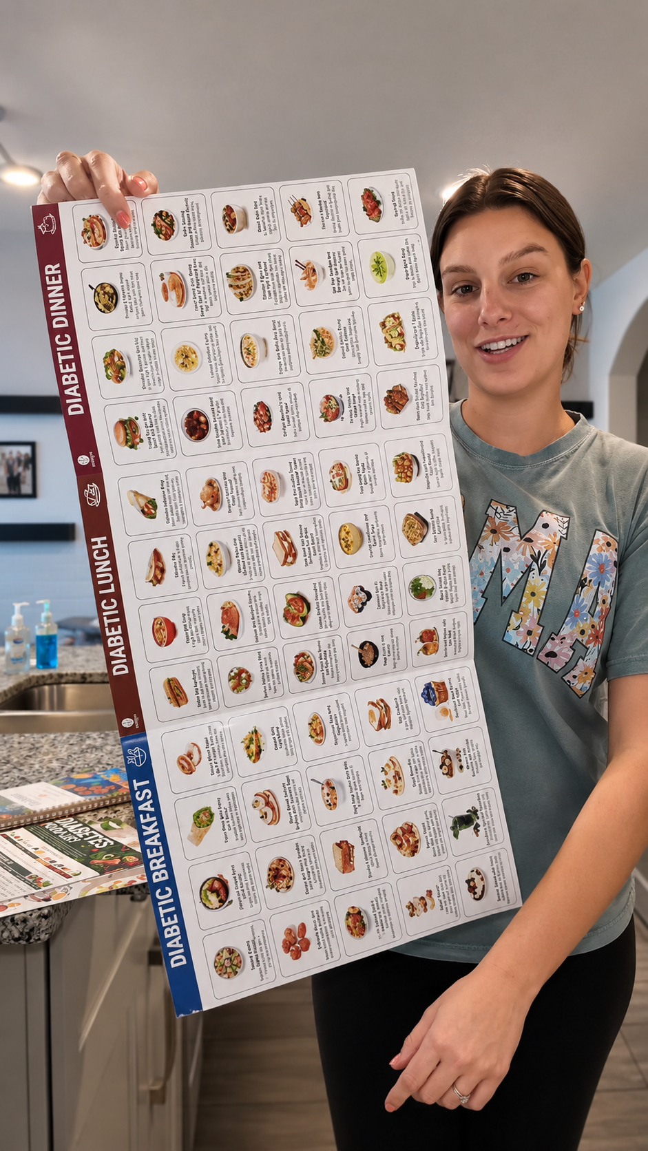 Diabetes Meal Planning Guide | 5-Sheet Set