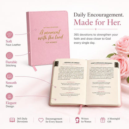 365 Daily Devotions: A Moment With The Lord for Women